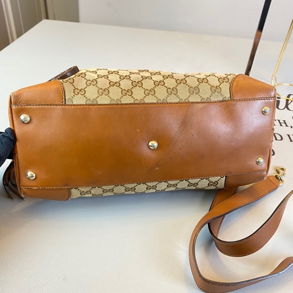 🔥Gucci GG Logo Supreme Shoulder Bag Satchel🔥 - Picture 7 of 15